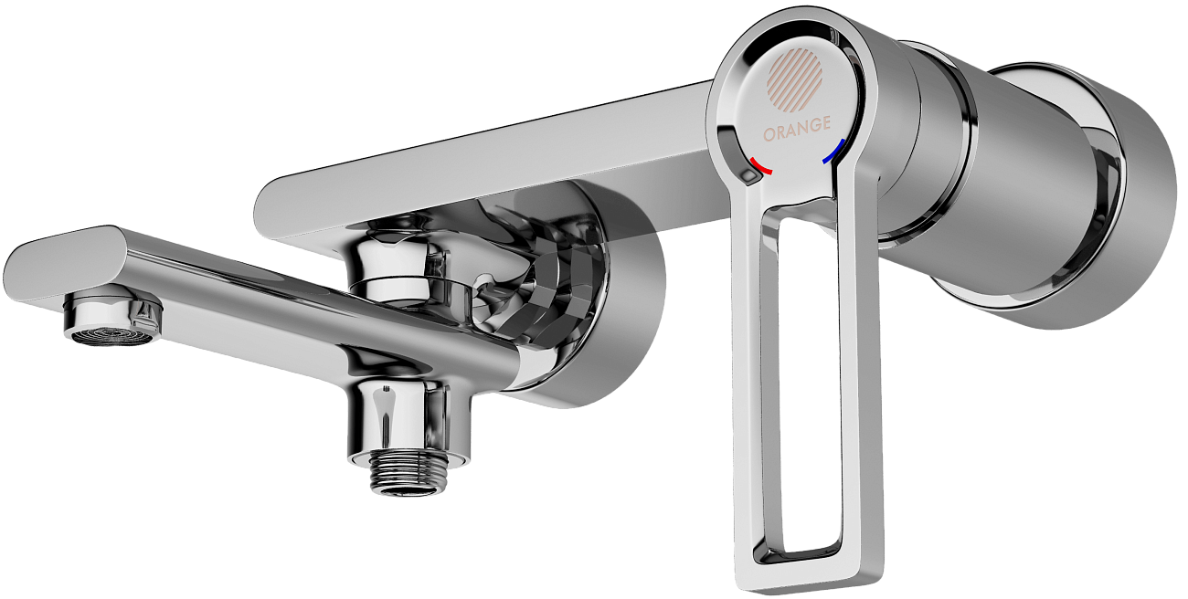 Смеситель для ванны с душем настенный с аэратором хром Stworki "Копенгаген" KP-02cr - изображение 6