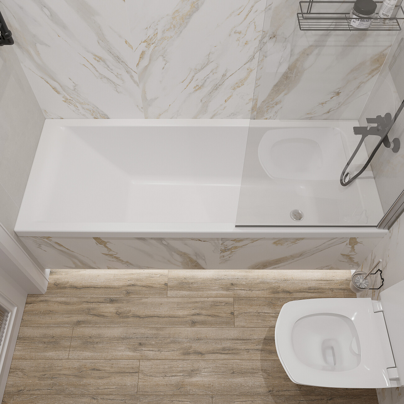 Ванна акриловая 70х150 см белая Diwo "Переславль" 
Щ0000046596 - изображение 5