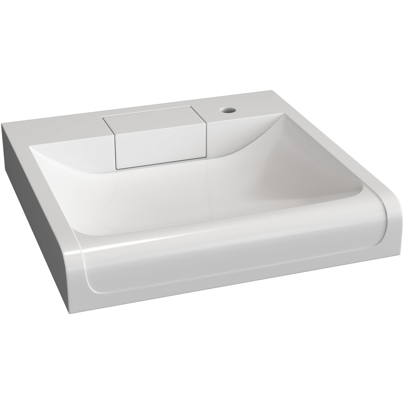 Раковина на стиральную машину 60х60 см белая Diwo "Архангельск" RnDAA-60 - изображение 8