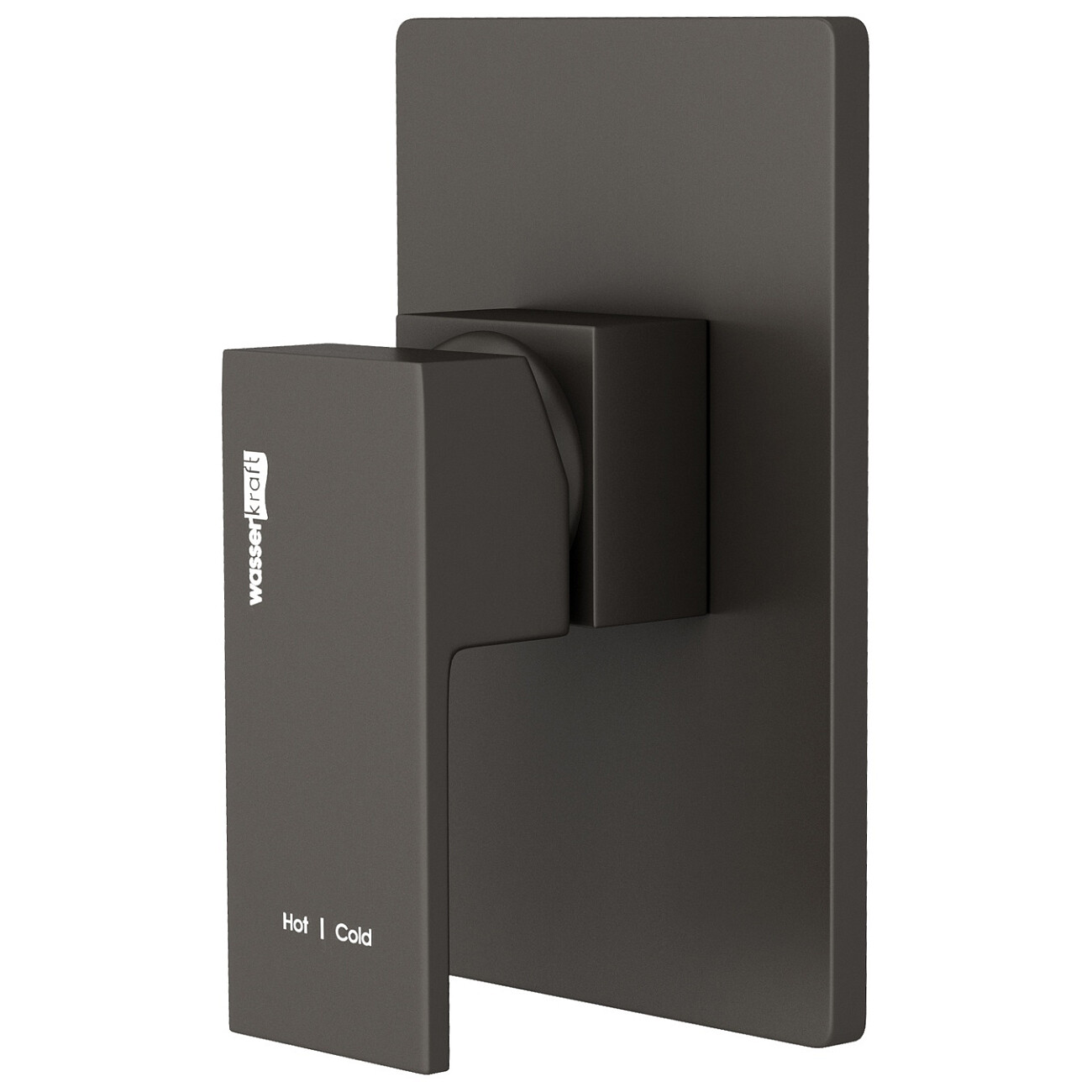 Смеситель для душа из латуни черный Wasserkraft 2051 - изображение 4