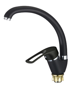 Смеситель для кухни однорычажный черный D-Lin D150422-A