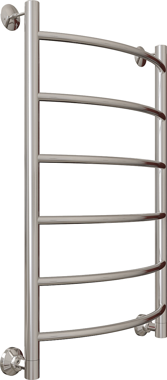 Полотенцесушитель водяной 80х50 см хром Ewrika "Сафо ПР1" - изображение 5