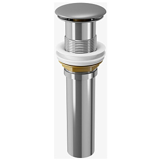 Донный клапан для раковины круглый графит Point PN000Z1GM