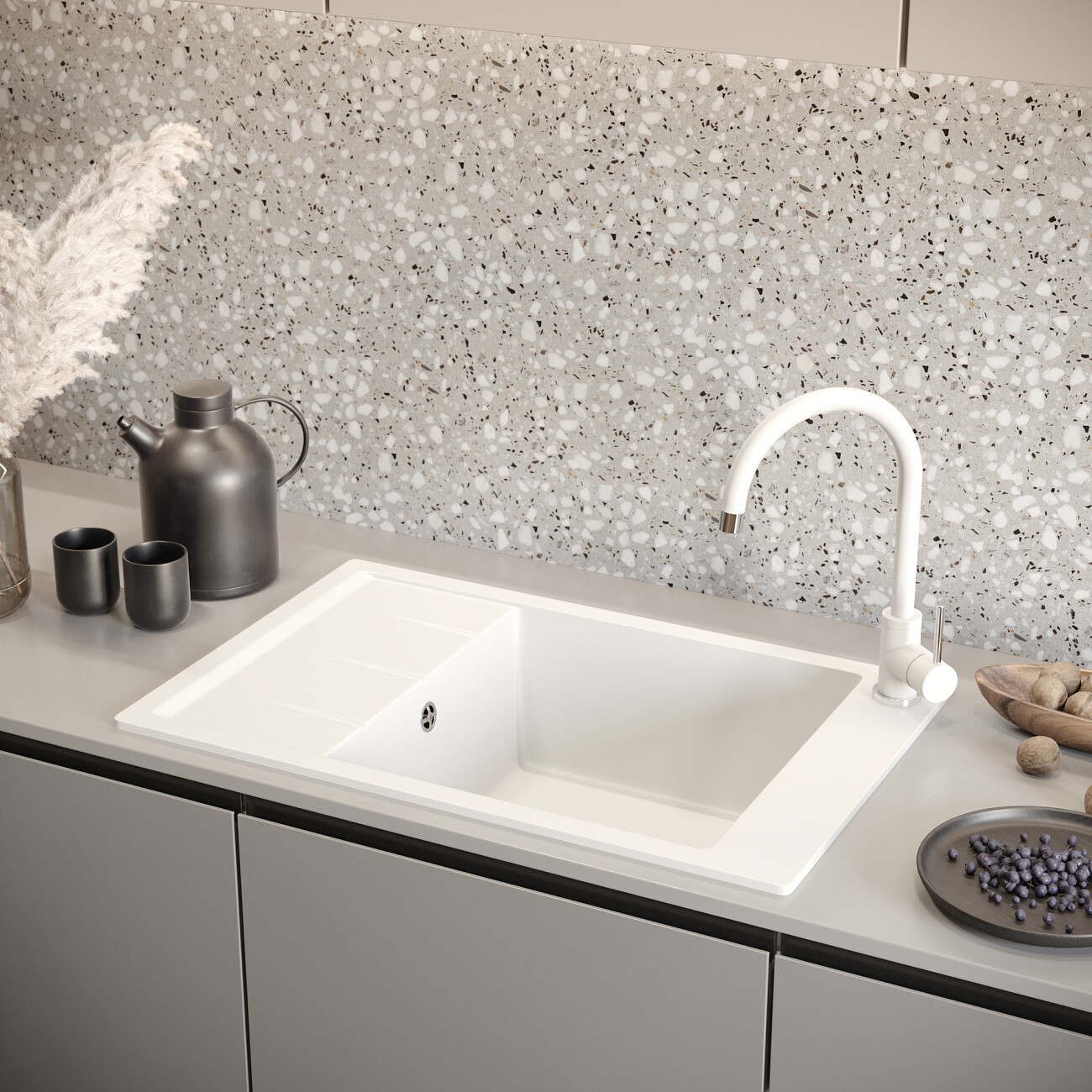 Смеситель для кухни однорычажный агат Domaci "Солерно" DC-3004 - изображение 5