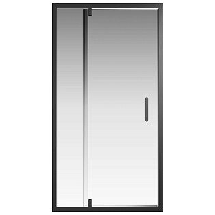 Душевая дверь стеклянная 100х195 см черная Creto Astra 121-WTW-100-C-B-6