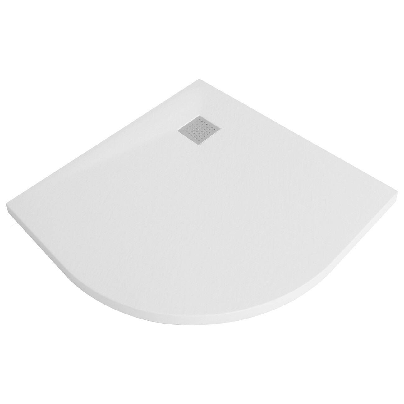 Душевой поддон из стеклопластика четверть круга 90х90 см белый Wasserkraft Main 41T01 - изображение 2
