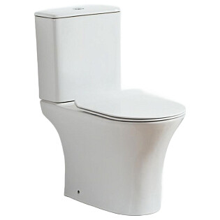 Унитаз напольный безободковый с сиденьем микролифт белый Stworki &quot;Дублин&quot; Db-01UN