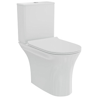 Унитаз напольный безободковый белый Creto Cer C3 1003-002Cer-C3W