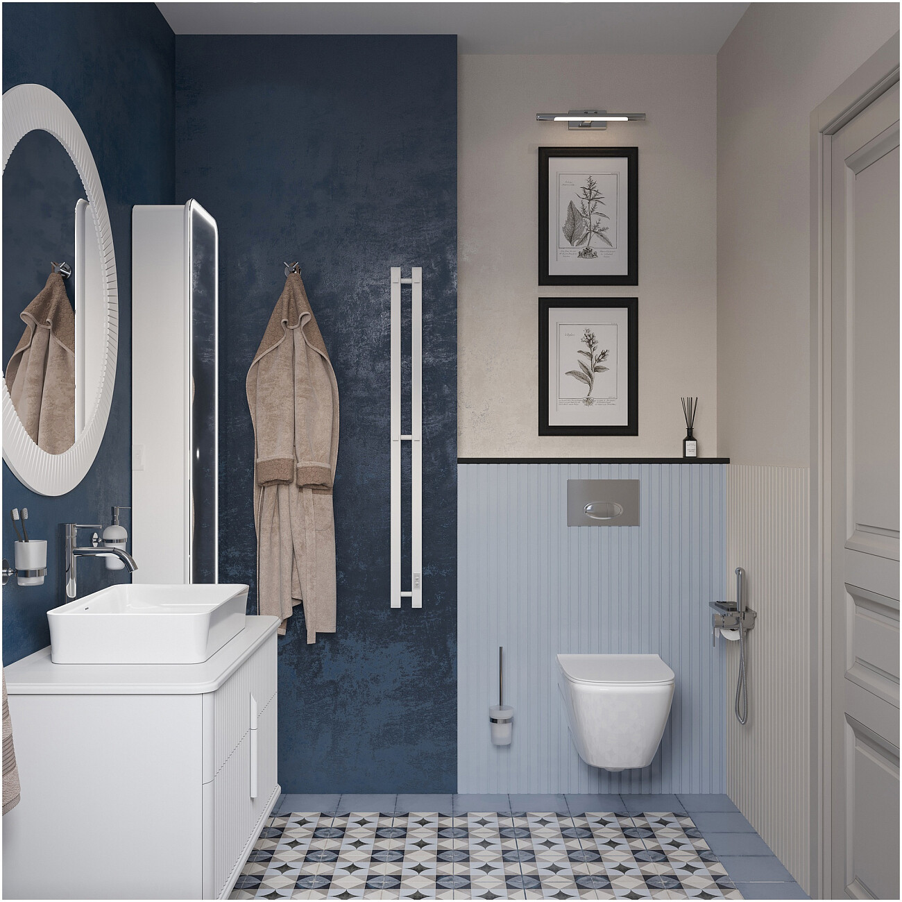 Полотенцесушитель электрический 120х11 см белый Ewrika "Пенелопа" P2 4657801249310 - изображение 5