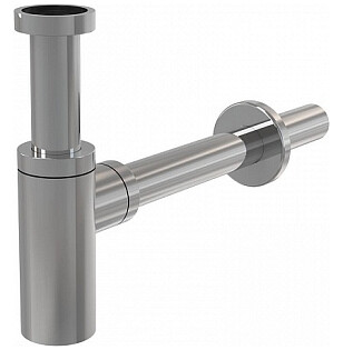 Сифон для раковины латунный хром Alcaplast Design A400