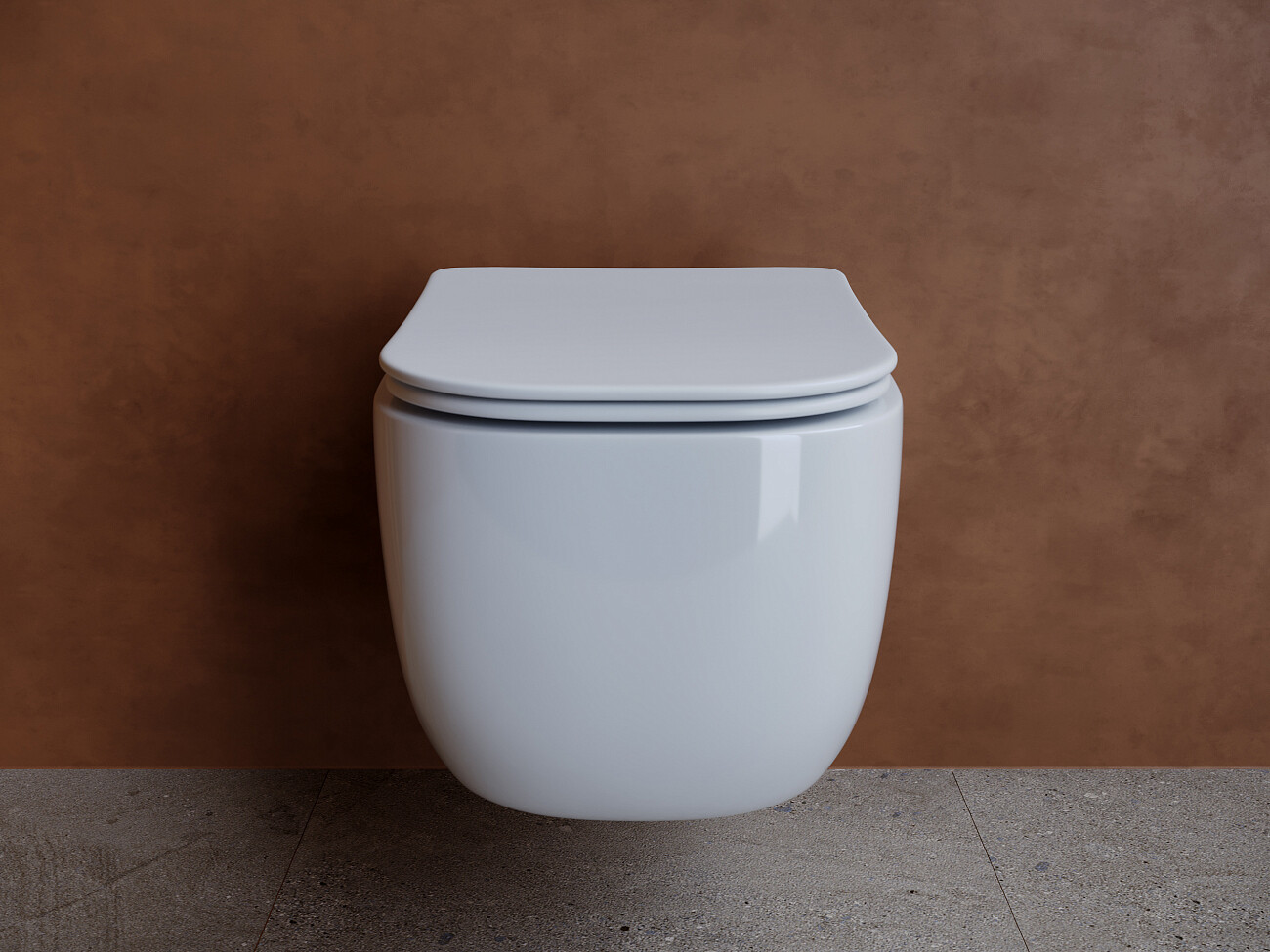 Унитаз подвесной Ceramicanova Noel CN3013 Diwo 4501, с кнопкой белой 7320 - изображение 2