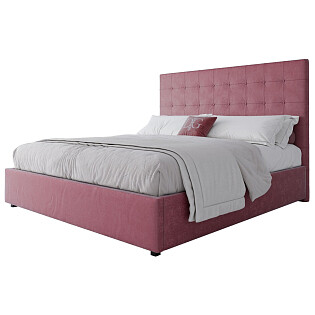 Кровать двуспальная 180х200 пыльная роза Royal Black