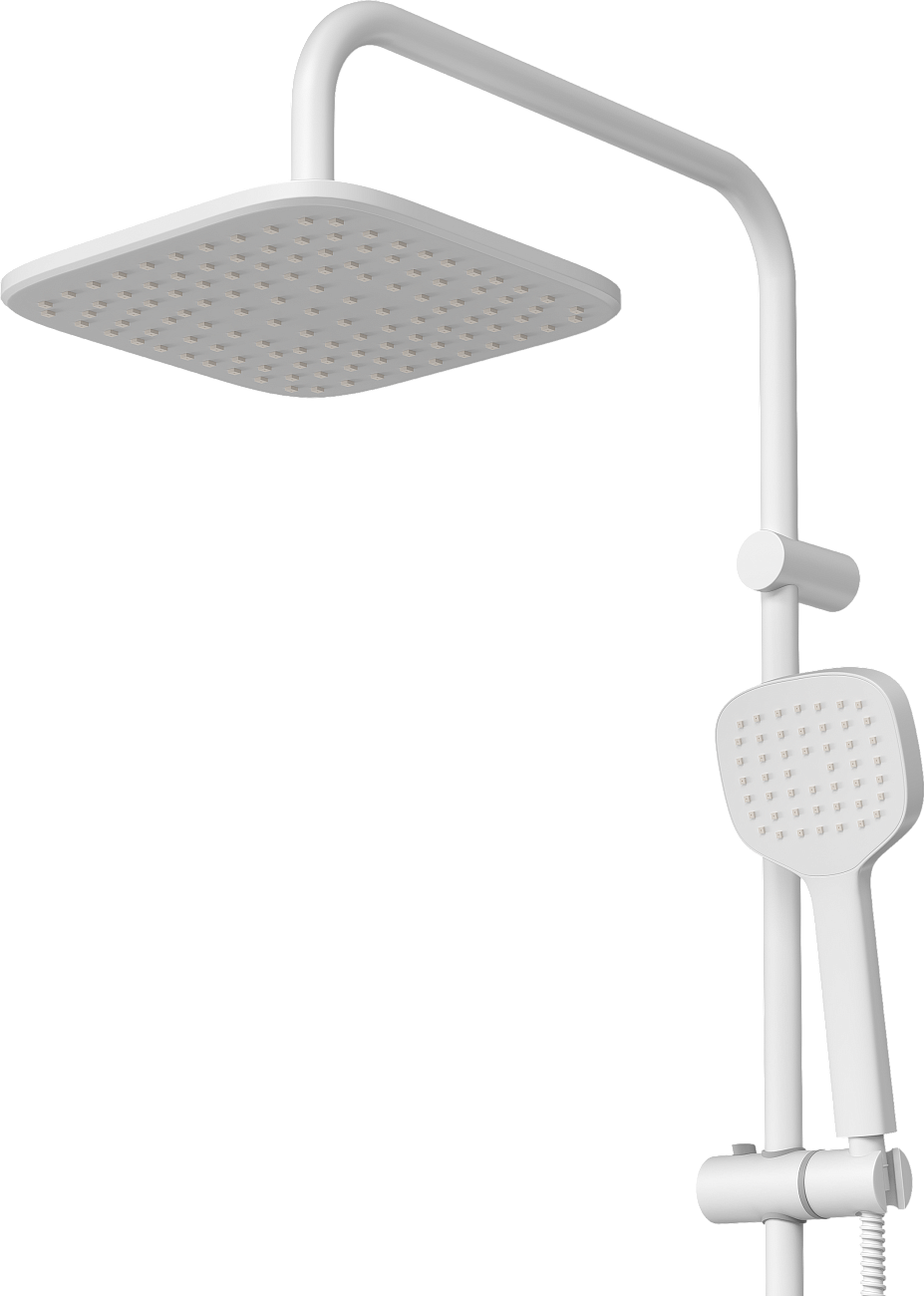 Душевая стойка белая матовая Stworki "Орхус" OR-05w - изображение 10
