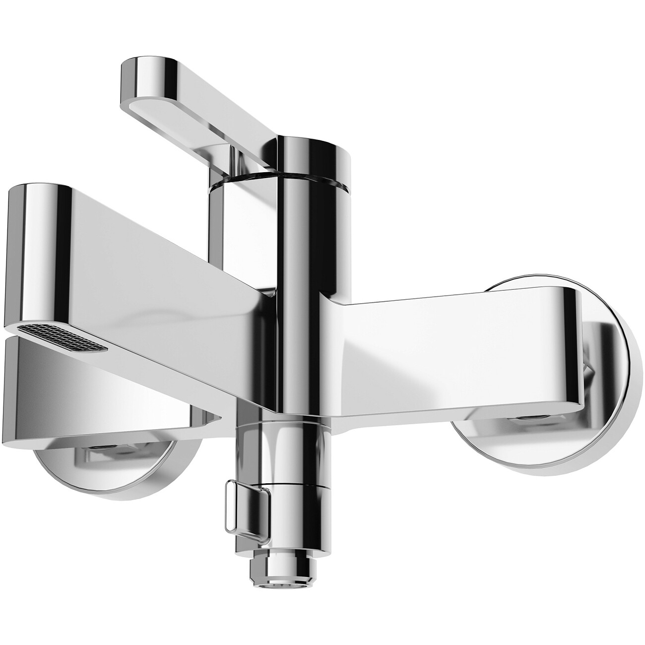 Смеситель для ванны с душем настенный хром Stworki "Лександ" S09100CR - изображение 8