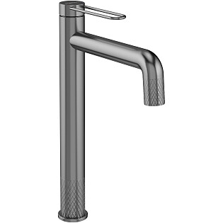 Смеситель для раковины однорычажный вороненая сталь Stworki &quot;Левангер&quot; S07020GB