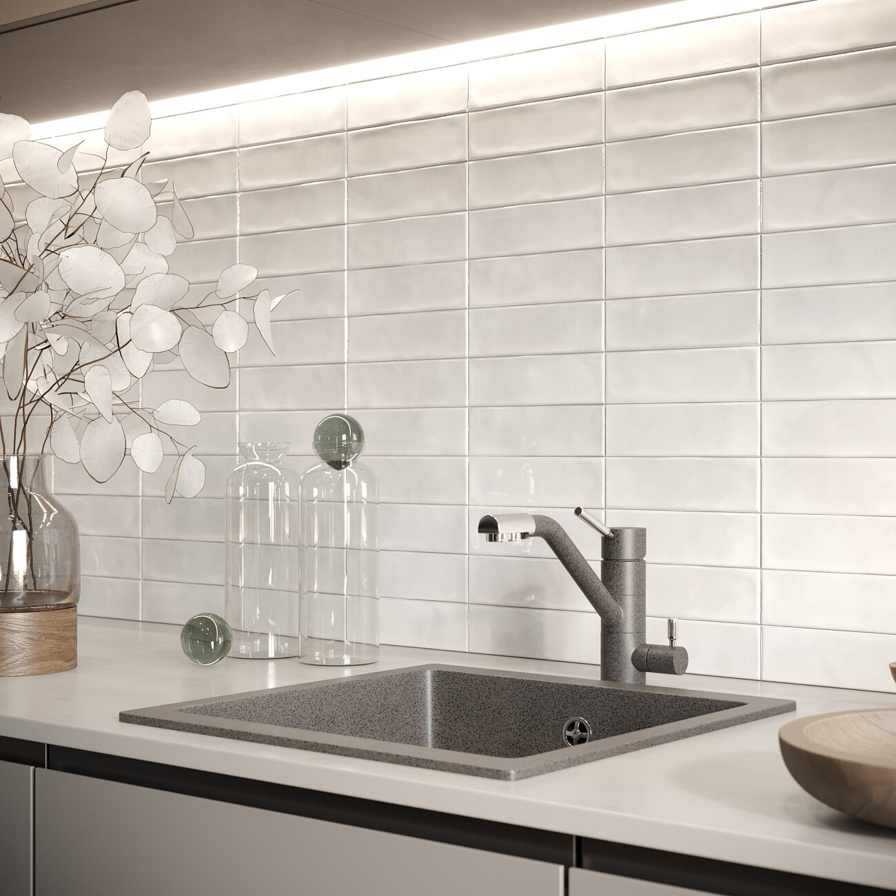 Смеситель для кухни однорычажный с изливом для фильтрованной воды антрацит Domaci "Солерно" DC-3008 - изображение 3