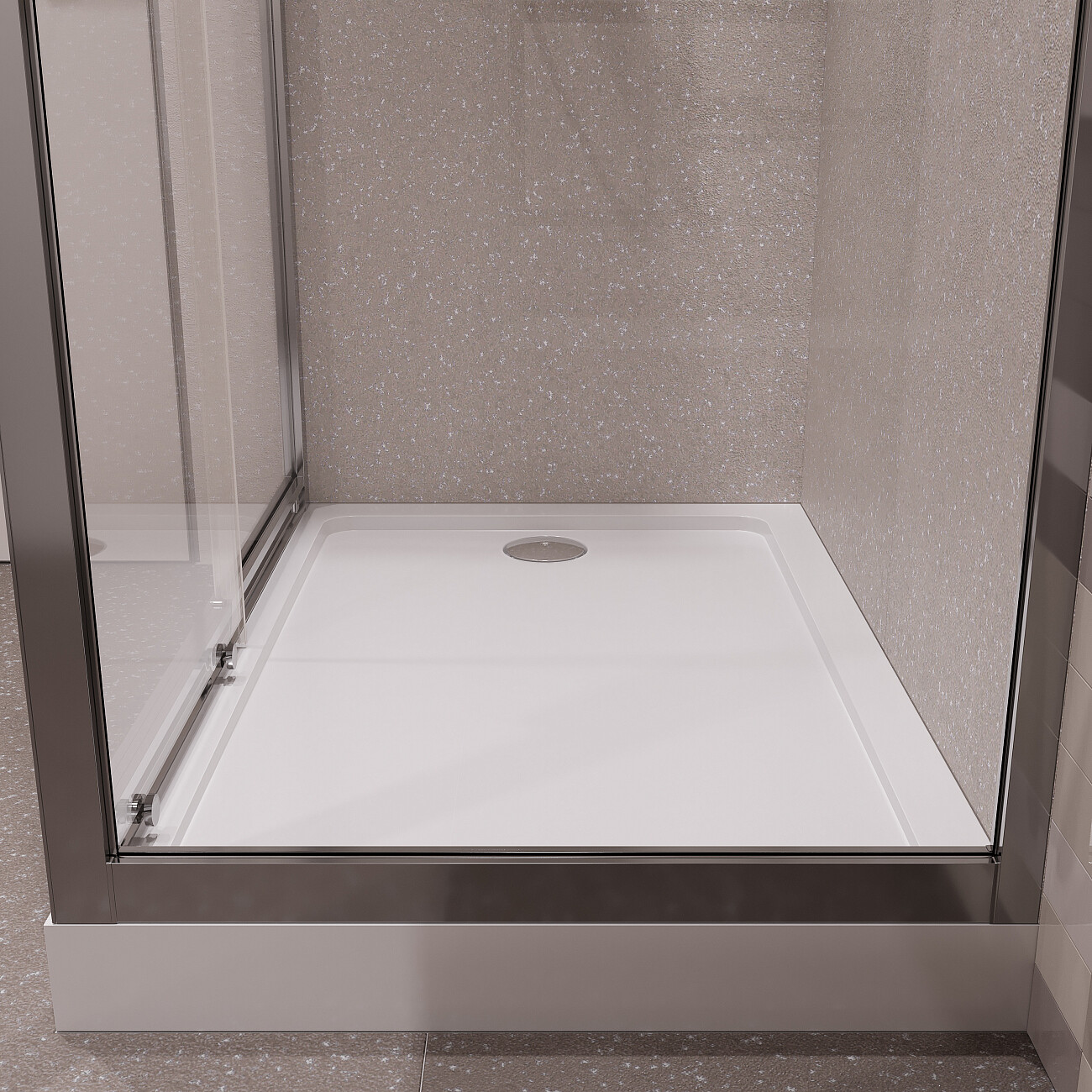 Поддон для душа акриловый с сифоном 120x80 см белый Stworki "Эстерсунд" ESП0056 - изображение 3