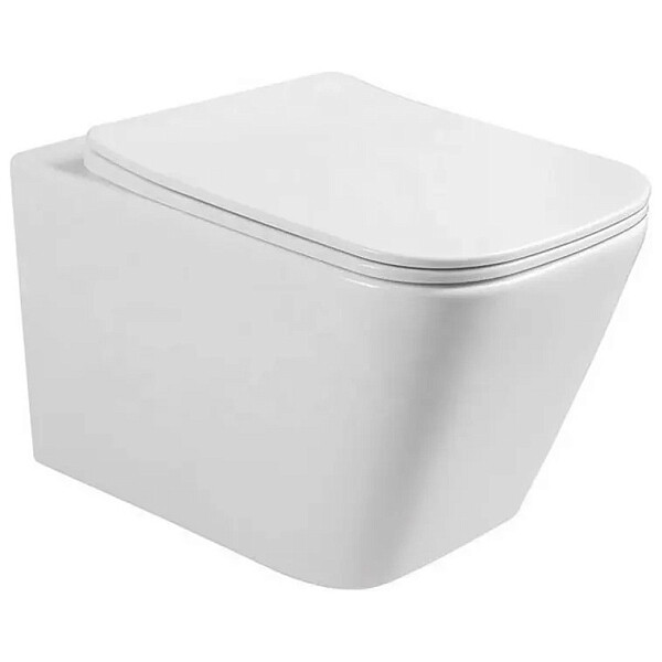 Унитаз подвесной безободковый белый матовый Cerutti SPA Maiella Aria MW CT9164 - изображение 1