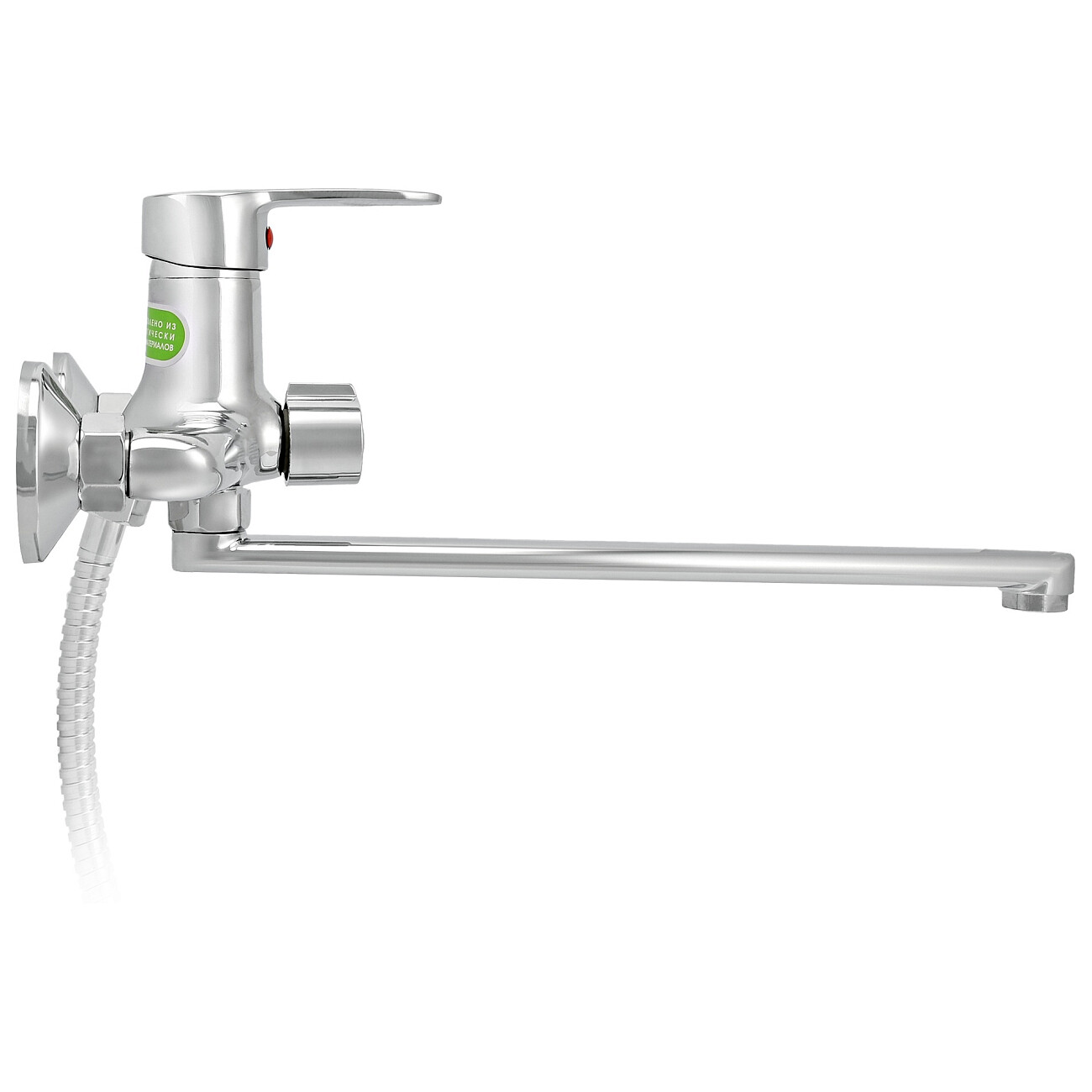 Смеситель для ванны однорычажный с душевым гарнитуром хром Juguni Pegas JGN0110 0402.601 - изображение 11