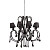 Подвесная люстра Margo чёрная