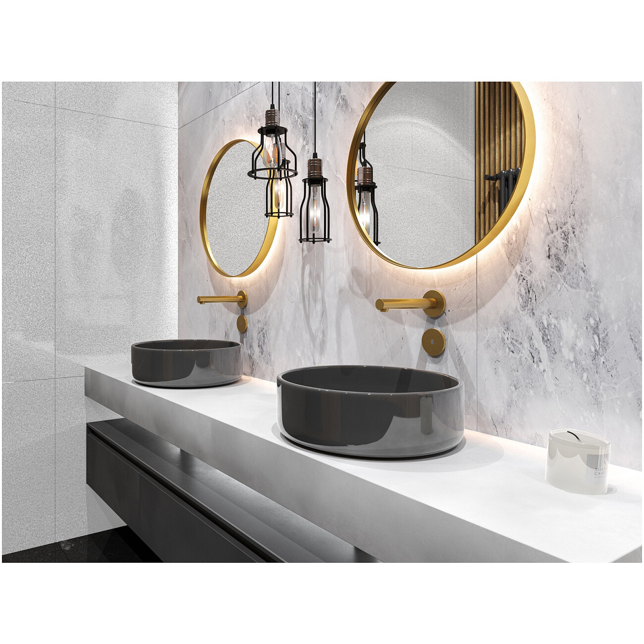 Смеситель для раковины встроенный сенсорный золото матовое Timo Saona 2373-17SM - изображение 2