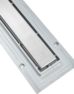 Душевой лоток с двухсторонней щелевой решеткой 55 см хром Ck Drain 1105-00155
