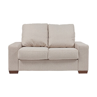 Диван Andrew Sofa двухместный прямой молочный