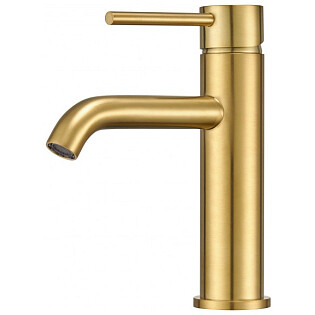 Смеситель для раковины однорычажный золото Milacio Ultra MCU.550.GD