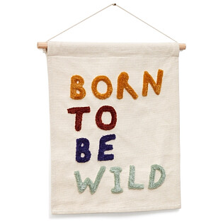 Гобелен хлопковый с вышивкой 40x50 см белый, разноцветный Zelda от La Forma