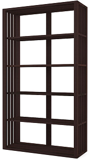 Стеллаж открытый черный 120 см Dilan Black