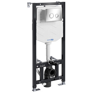 Инсталляция для унитаза с кнопкой Wasserkraft Aller 10TLT.010.ME.CH01