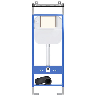 Инсталляция для подвесных унитазов белая, синяя Creto Standart 1.1 INST-CR-1.1