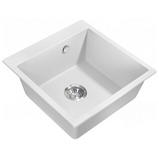 Мойка кухонная белая Milacio Murcia 51 Cuarzo MC.77022