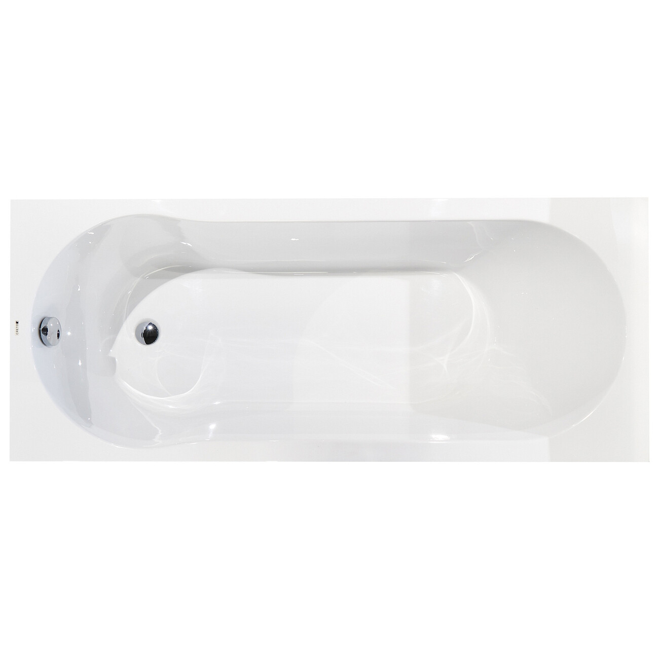 Ванна акриловая прямоугольная 70х150 см белая Creto Alba 249291 - изображение 2