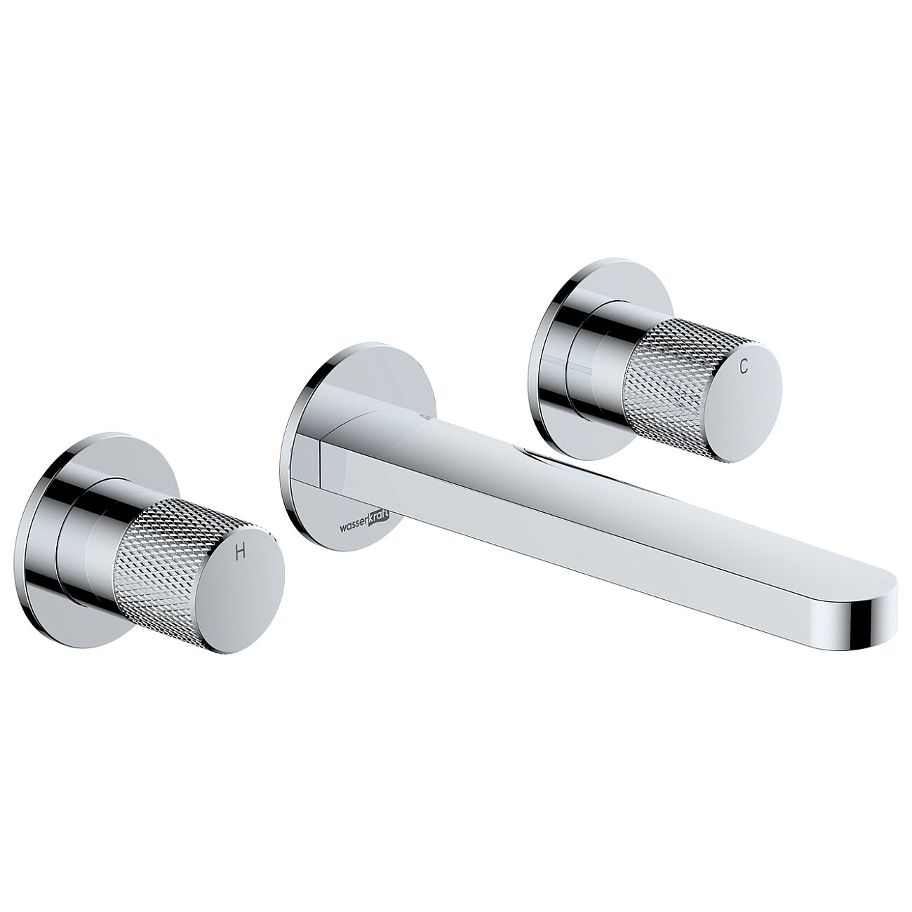 Смеситель для раковины встраиваемый из латуни хром Wasserkraft 4645 - изображение 3