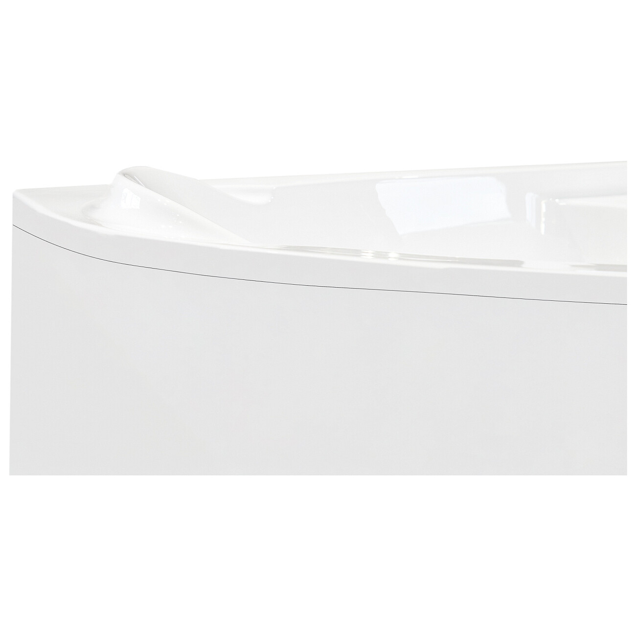 Ванна акриловая угловая левая 105х170 см белая Creto Doris 14-170105L - изображение 5