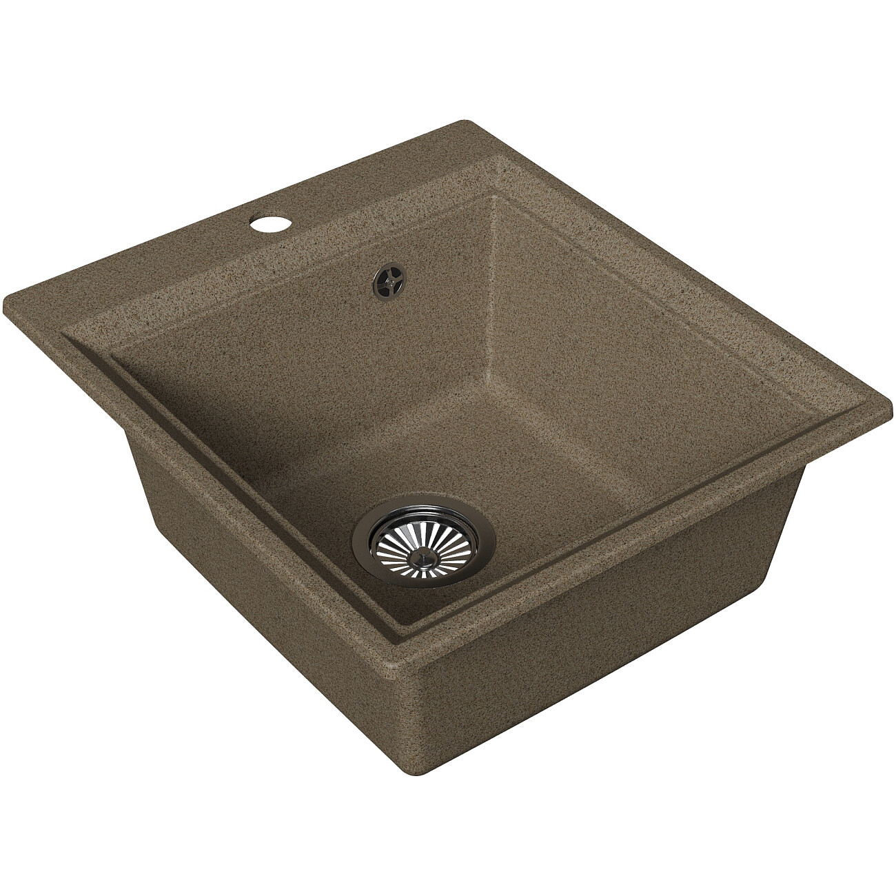 Мойка кухонная бежевая Domaci "Римини" DG 45-51-435 - изображение 3