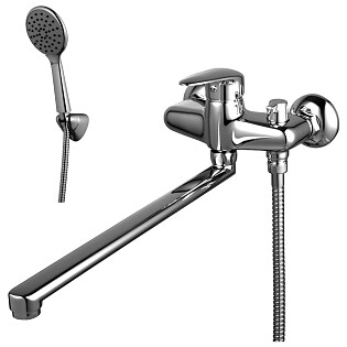 Смеситель для ванны хром Lemark Pramen LM3317C