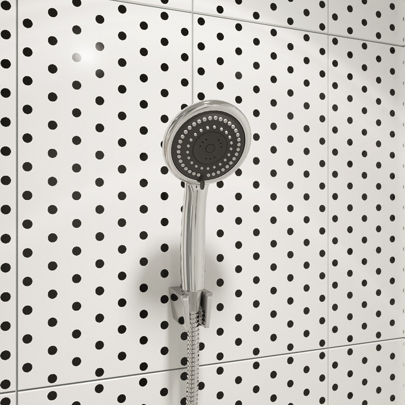 Смеситель для ванны и душа однорычажный с душевым гарнитуром хром Diwo "Муром" MU-02cr - изображение 4