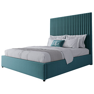 Кровать двуспальная 160х200 морская волна Mora Р