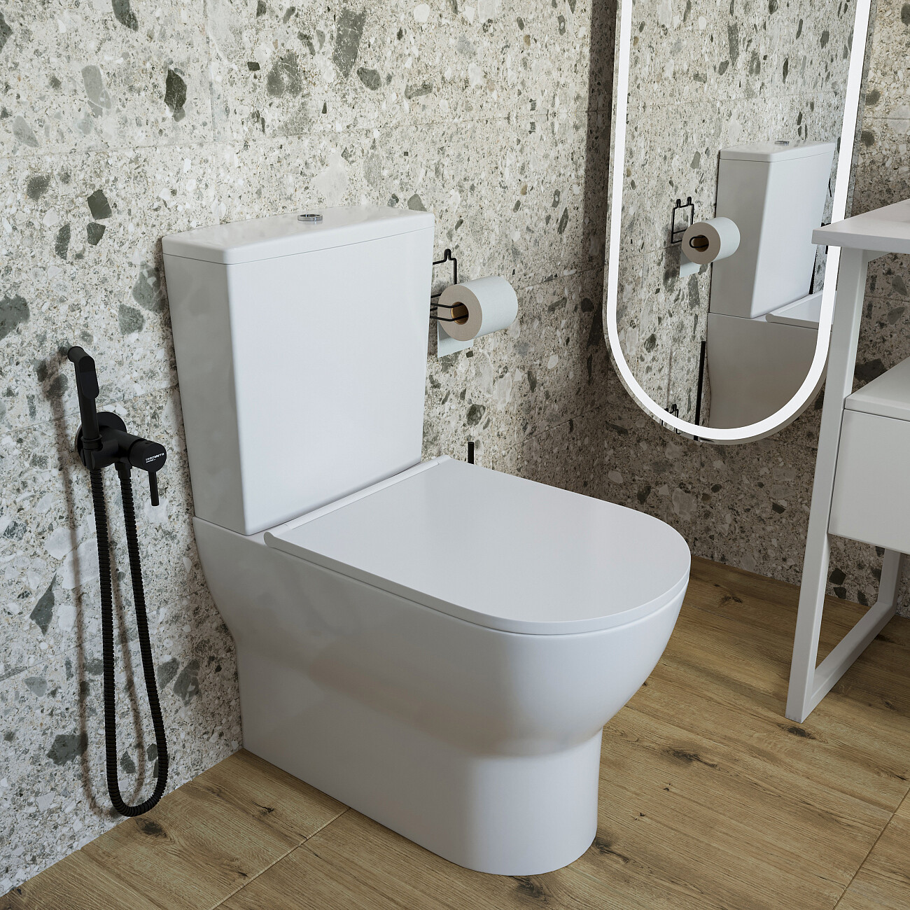 Унитаз напольный керамический овальный белый Diwo "Элиста" 0423 - изображение 10