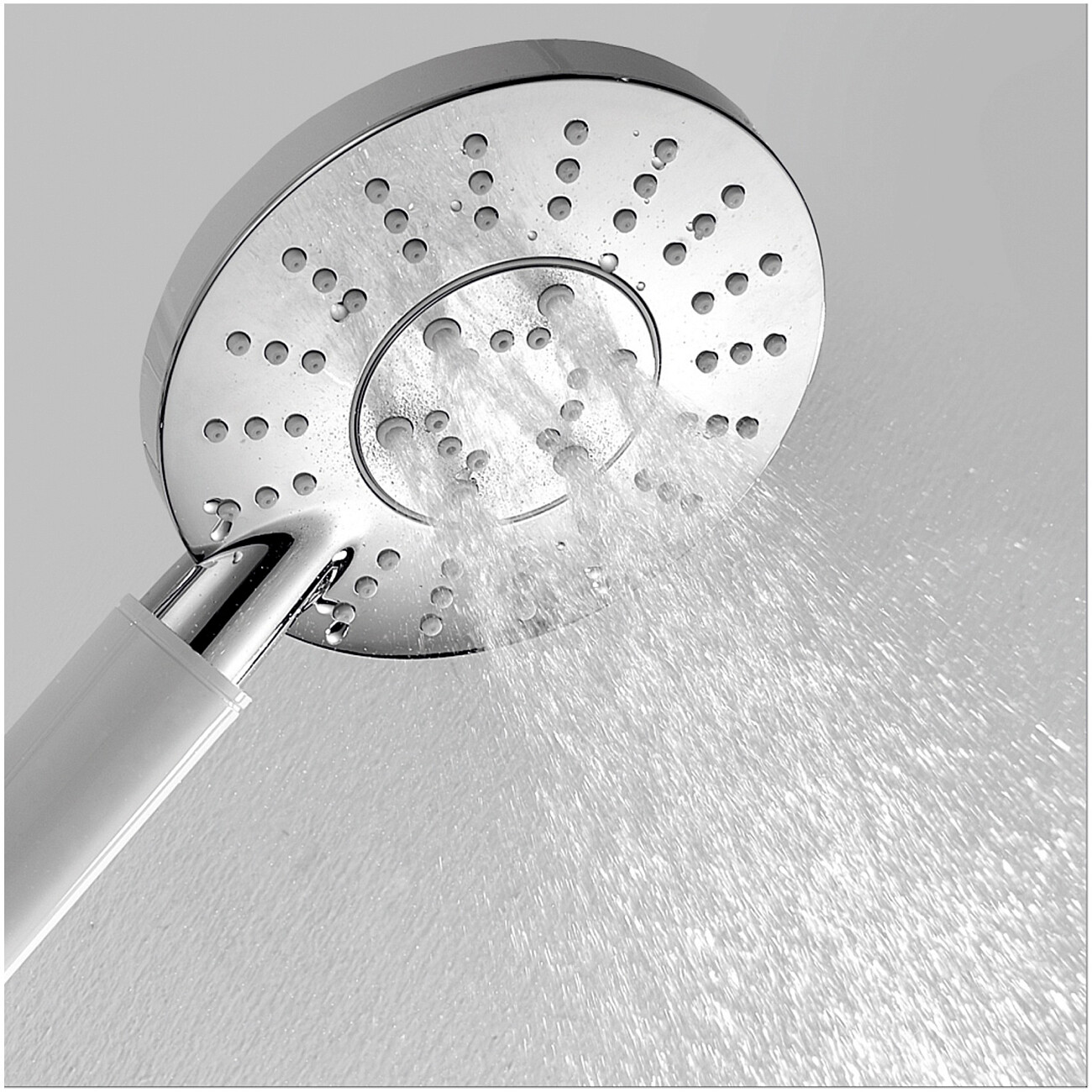 Душевая стойка с верхним душем и смесителем белая, хром Wasserkraft A039 - изображение 6