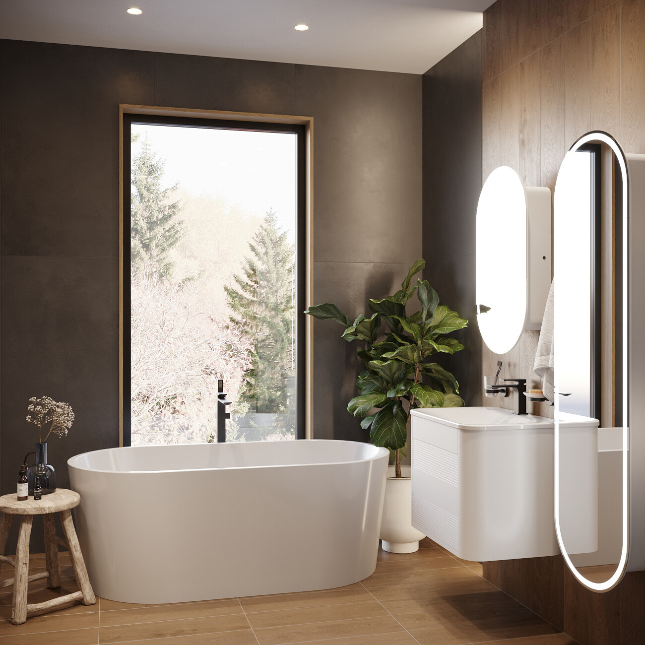 Ванна акриловая овальная 81х180 см белая Artemis Bauci 1.05.409.011.01.1.28 - изображение 4