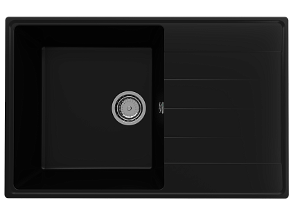 Мойка кухонная уголь Domaci &quot;Солерно&quot; DP 780-07
