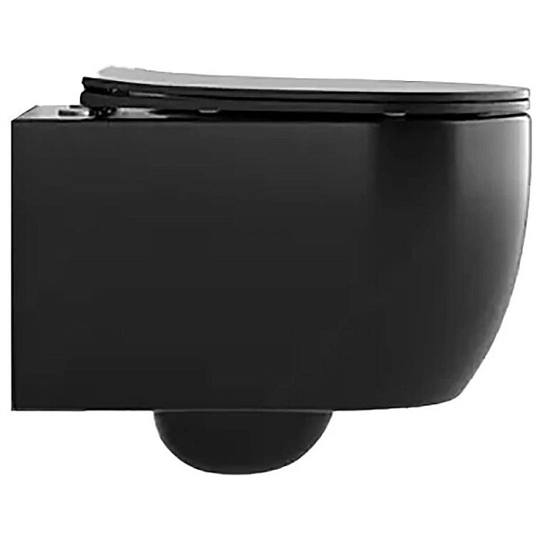 Унитаз подвесной безободковый черный матовый Cerutti SPA Oglio Aria MB CT9239 - изображение 1