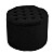 Пуф WOODEN круглый чёрный