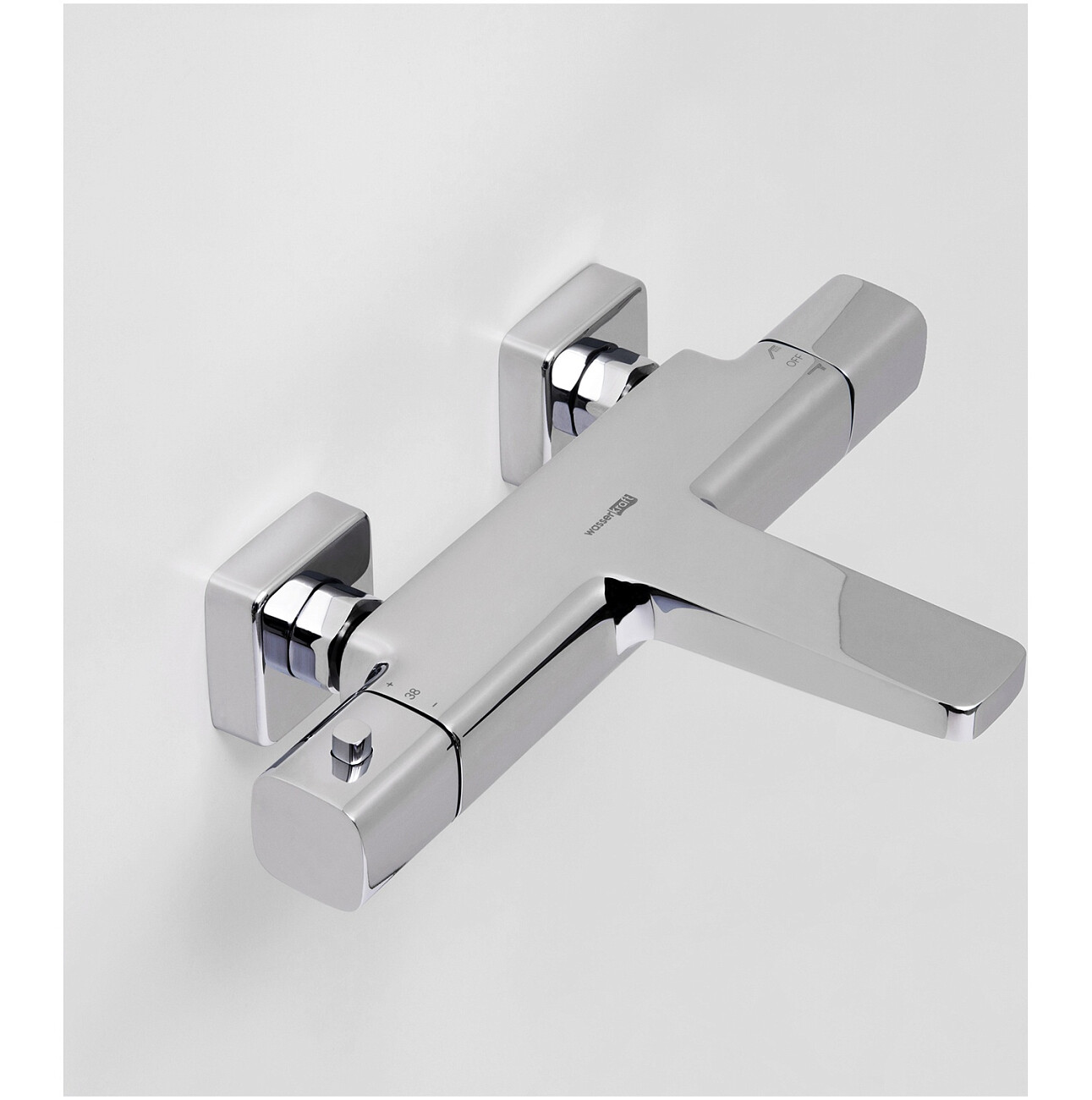 Смеситель для ванны и душа термостатический хром Wasserkraft 8611 Thermo - изображение 2