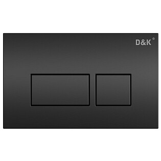 Клавиша смыва механическая черная D&K Berlin DB1439025