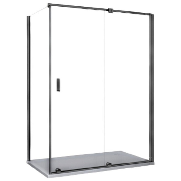 Душевой уголок прямоугольный 90x120 см черный Cerutti SPA Premiata B120-8 - изображение 1