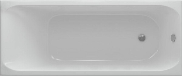 Ванна акриловая с экраном и сливом справа 170 см белая Aquatek "Альфа" ALF170-0000066 - изображение 1